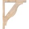 Ekena Millwork Funston Block Smooth Bracket w/ Offset Brace, Douglas Fir, 3 1/2"W x 18"D x 22"H BKT0402X18X22FST05SDF - alternate 4